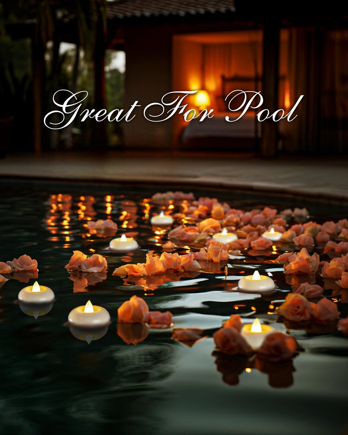 AquaGlow Flameless Candle | Floating LED, Battery Operated 5