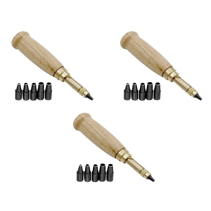 Dura Leather Punch | Rotary Tool with Multiple Hole Sizes 8