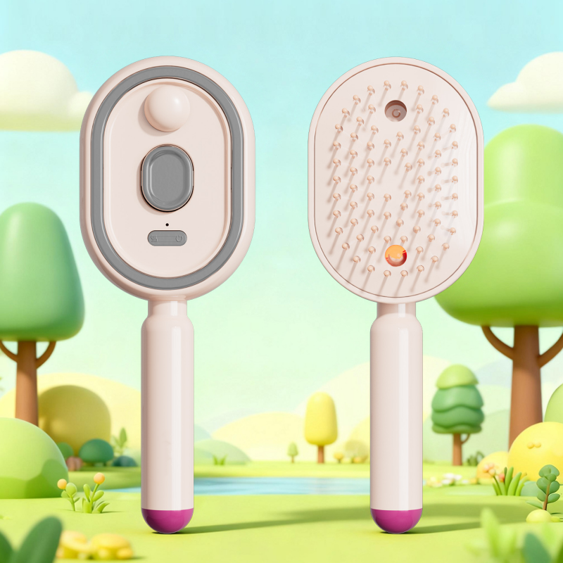 Elysia Electric Hair Brush | Dual-Action Spray & Scalp Massager 9