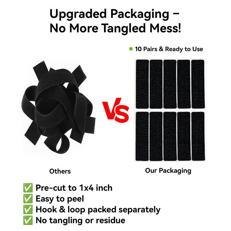 Haven Hook and Loop Tape | Heavy-Duty, Industrial Strength, Reusable 8