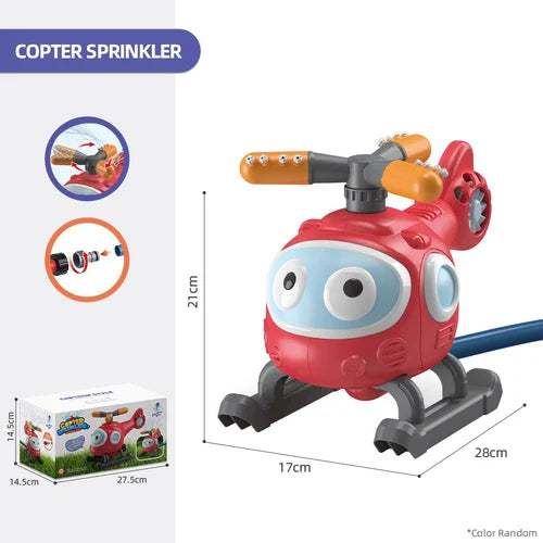 HydroHit Sprinkler Toy | 2-in-1 Water Fun with 360° Rotating Spray 20