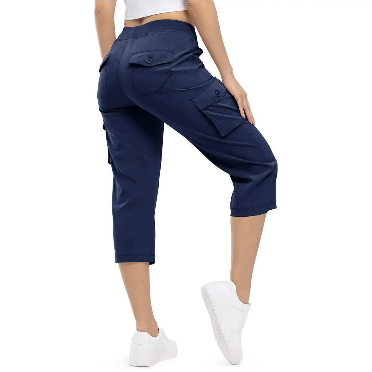 Luxe Women's Capris | Lightweight, Comfortable Fit with Spacious Pockets 17