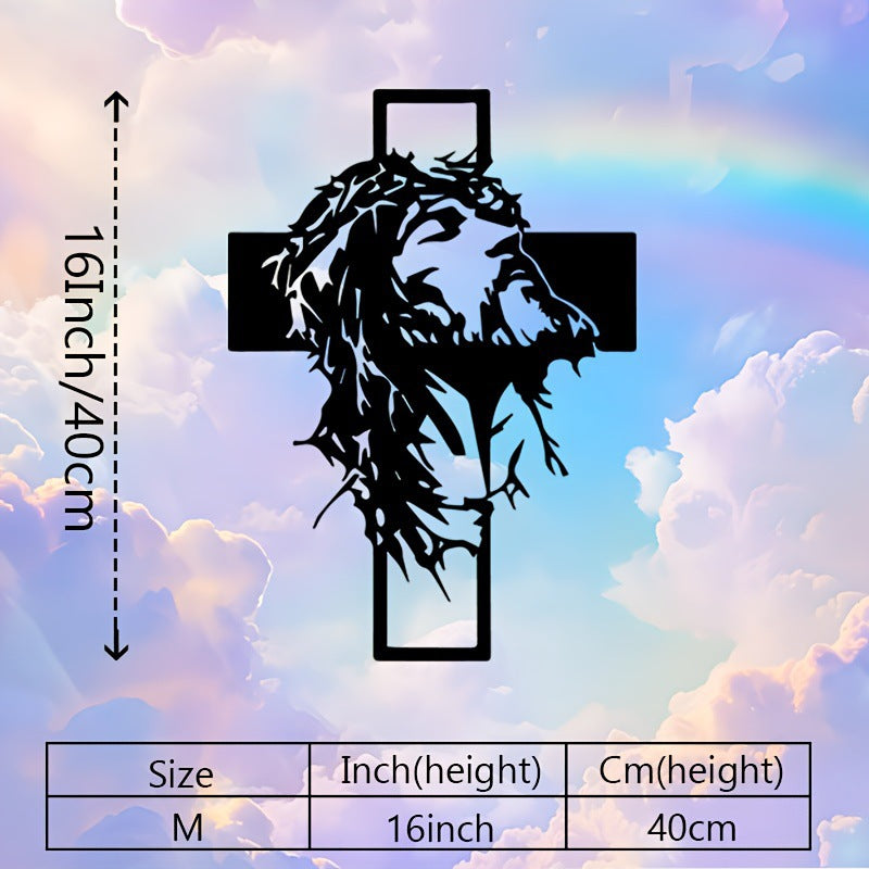 Mighty Metal Jesus Wall Art | Handcrafted Christian Decor 7
