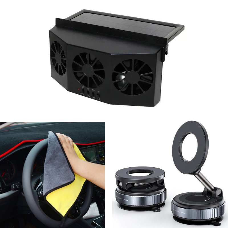 SolaCool Car Window Fan | Solar Powered, Enhanced Air Circulation 11
