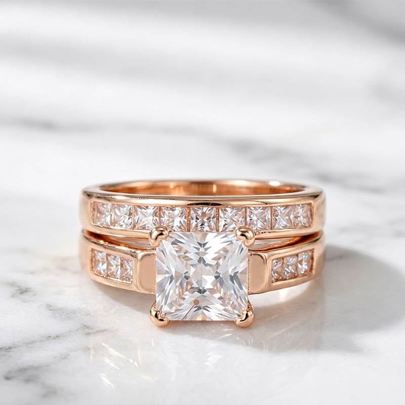 Sora Sparkle Ring | Brilliant Cubic Zirconia, Durable Copper Base 8