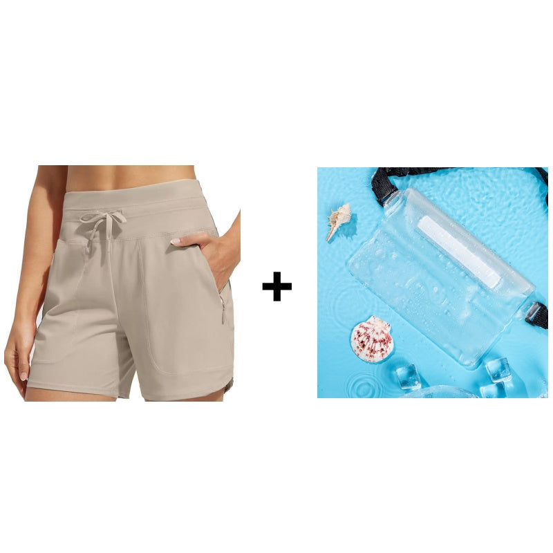 Wavy Athletic Shorts | Quick-Drying, Built-in Boxer Liner, UPF 50+ 15