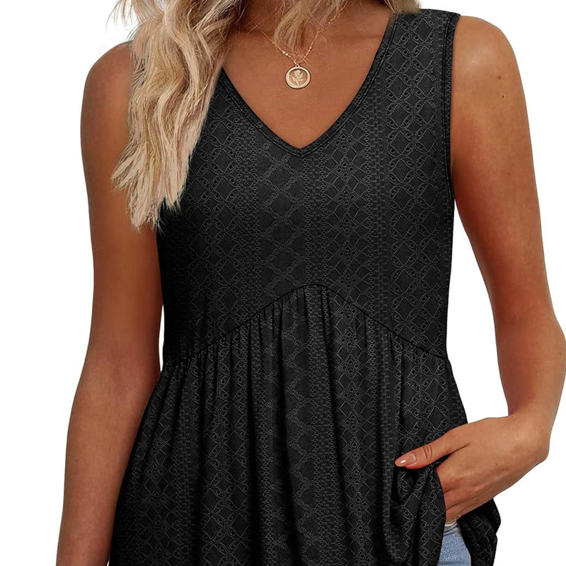 Wina Floral Tank Top | V-Neck, Sleeveless Design, Soft Fabric 11
