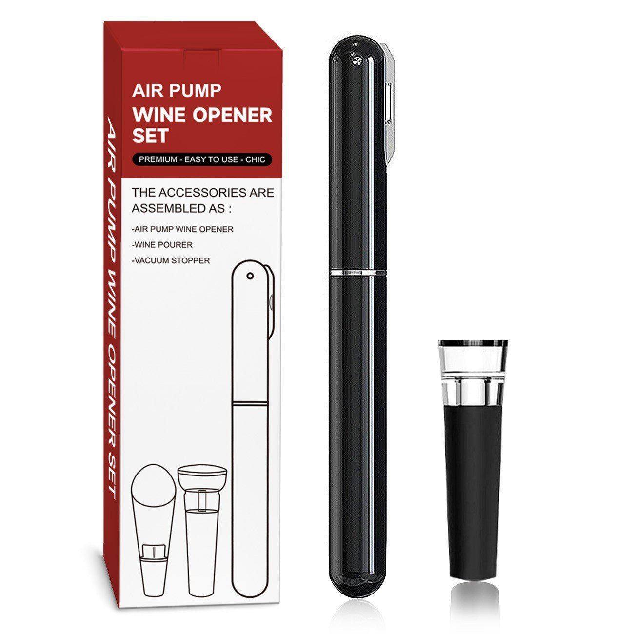 Aero Bottle Opener | Efficient Air Pressure Design, Compact & Portable - Hartwella