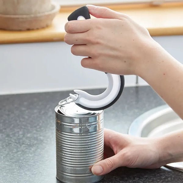 Cora Hook Can Opener | Ergonomic, Multi-Purpose Design for Easy Pull-Tab Opening - Hartwella