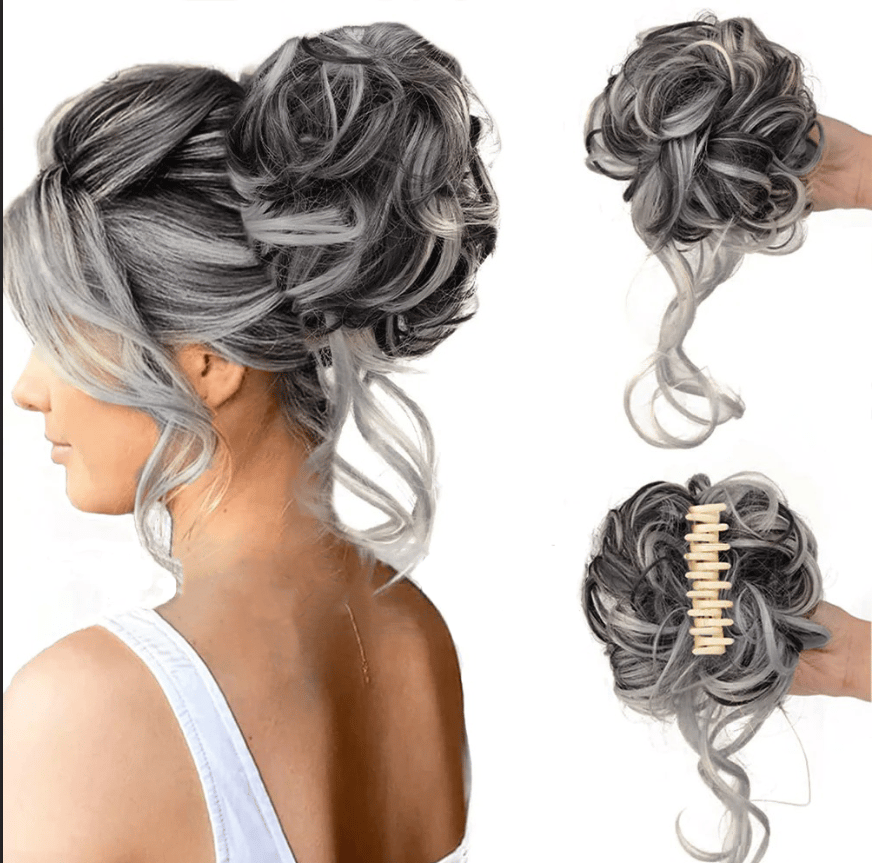 Cura Bun Clip | Premium Synthetic Hair - Hartwella