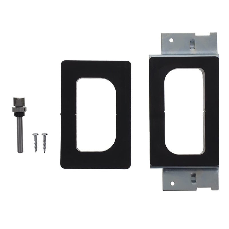 Dura Door Hinge Jig | Adjustable Router Tool for Precision Mortise Installation - Hartwella