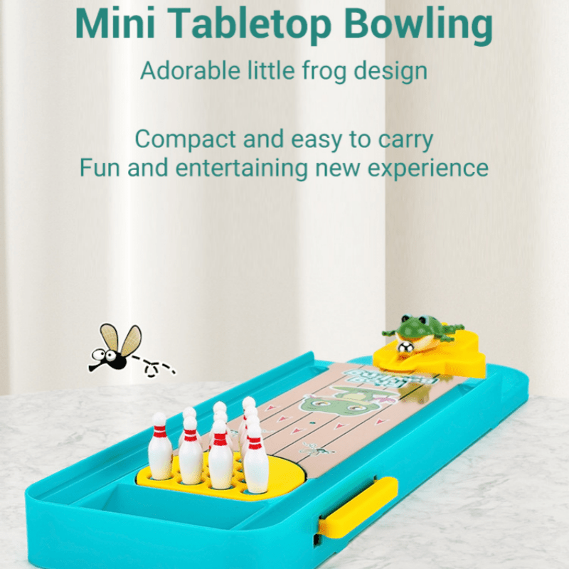 Froggy Bowling Fun | Educational Tabletop Toy - Hartwella