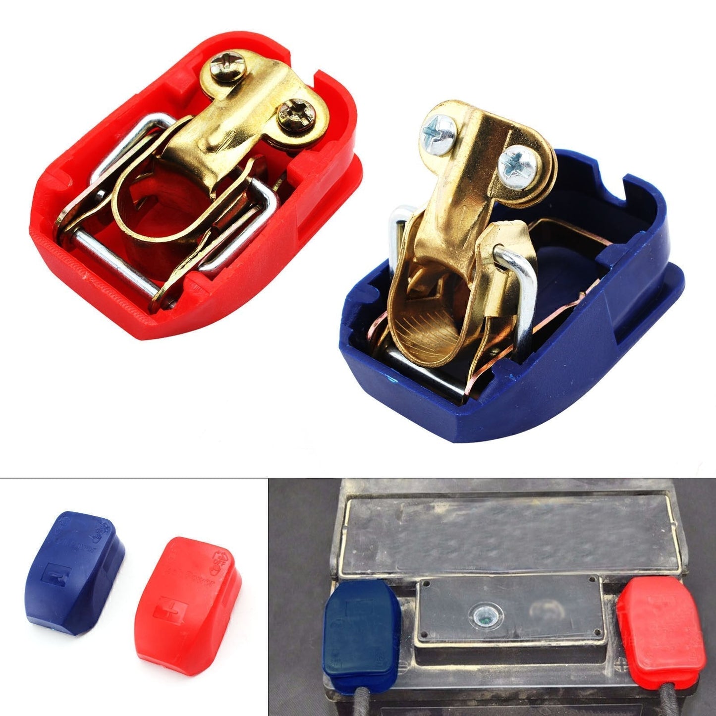 Kinetic Battery Terminals | Quick Release, Heavy Duty - Hartwella