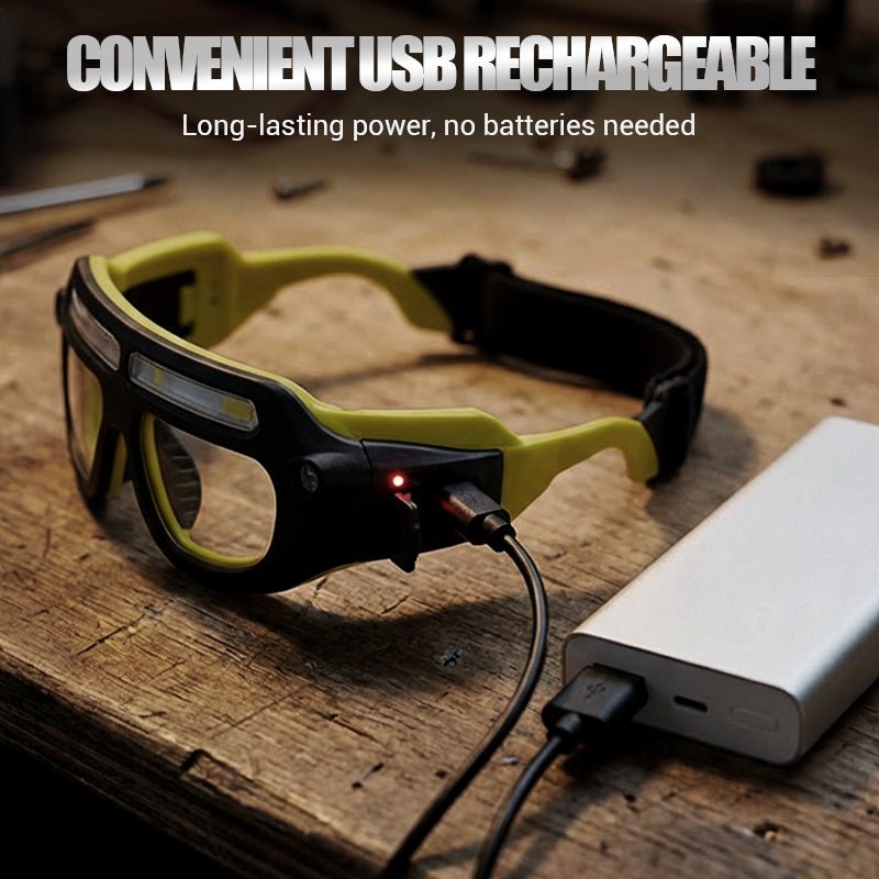 LumaVision Glasses | Ultra - Lightweight LED Illumination - Hartwella