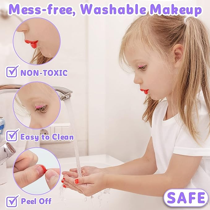 Luna Makeup Kit | Non - Toxic, Washable Play Set - Hartwella
