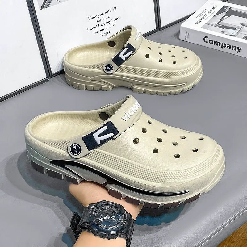 Milo Slip - On Sandals | Breathable, Adjustable Heel Strap - Hartwella