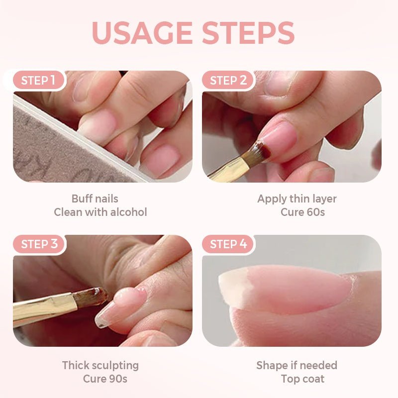 Nailuxe Builder Gel | Self - Leveling, Dual - Function Resin - Hartwella