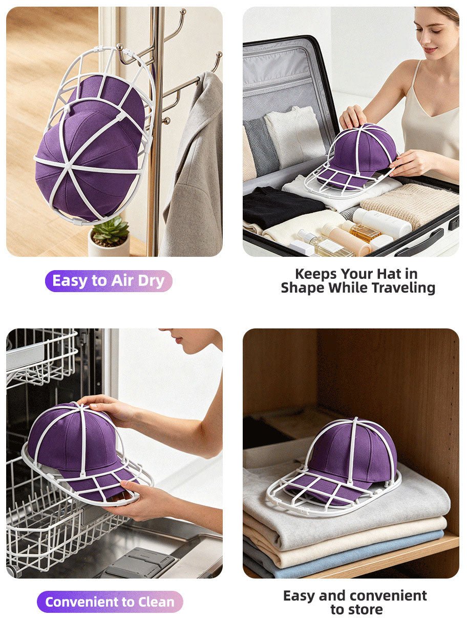Pura Hat Washer Cage | Adjustable Shaper with Mesh Bag - Hartwella