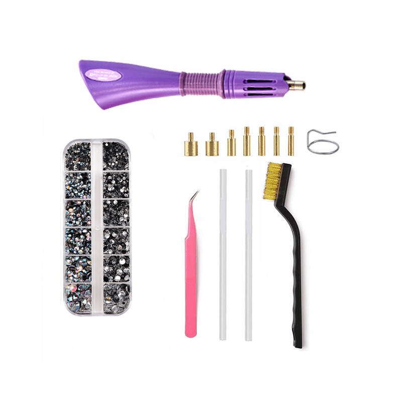 Rhinestone Sparkle Kit | 7 - in - 1 Hotfix Applicator Set - Hartwella