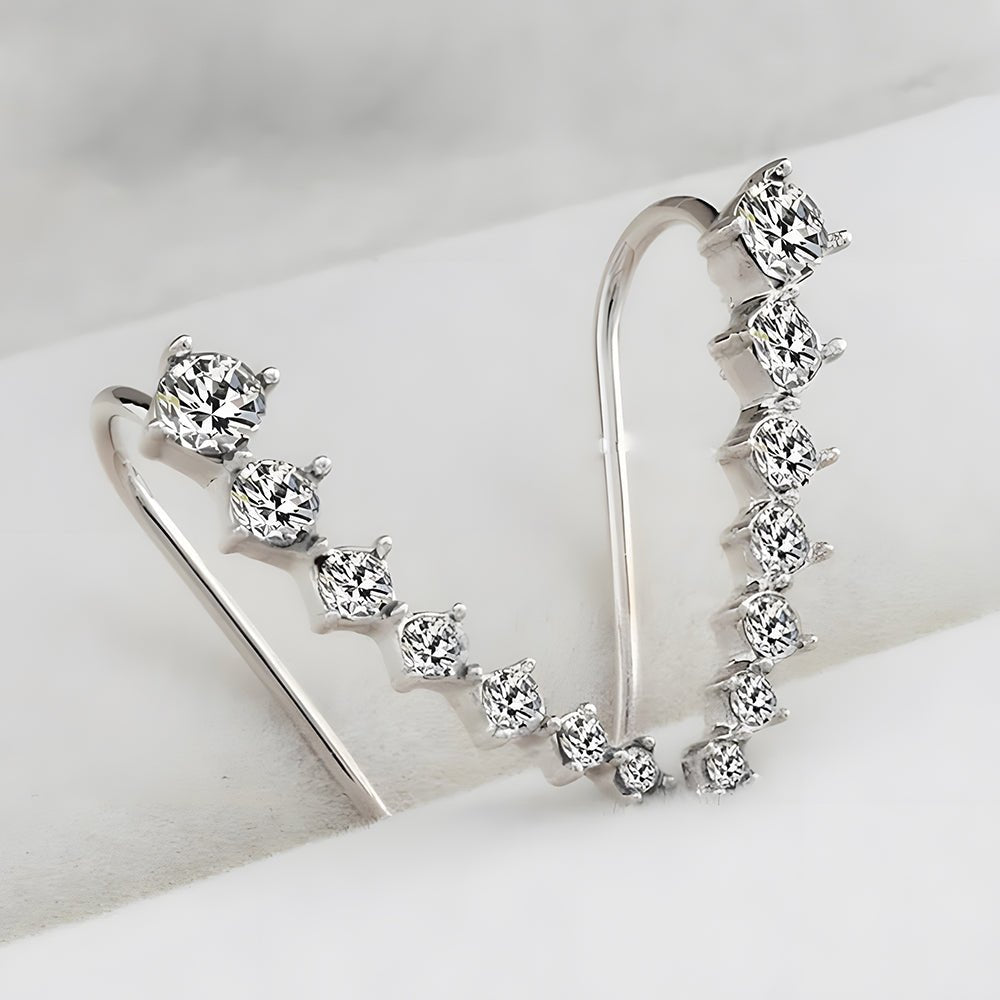 Sera Diamond Stud Earrings | Elegant Design, Comfortable Fit - Hartwella