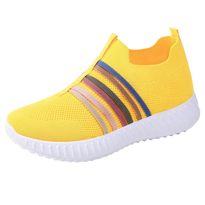 Soleil Casual Sneakers | Breathable Knit, Lightweight Design - Hartwella