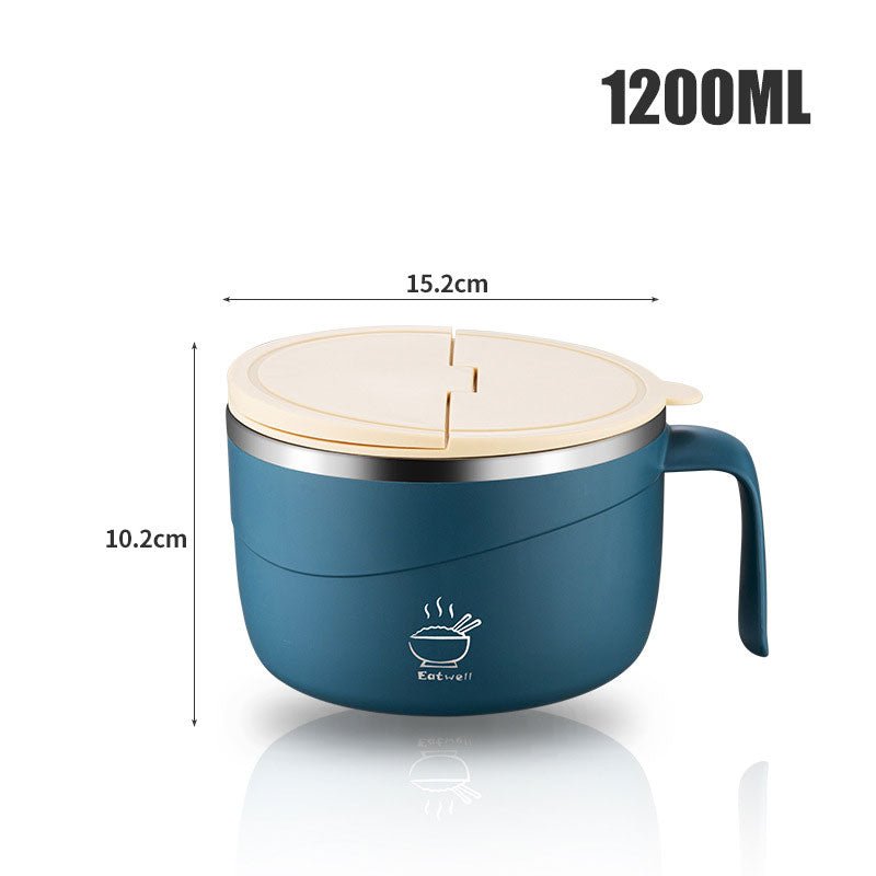 Sura Instant Noodle Bowl | 304 Stainless Steel, Large Capacity - Hartwella