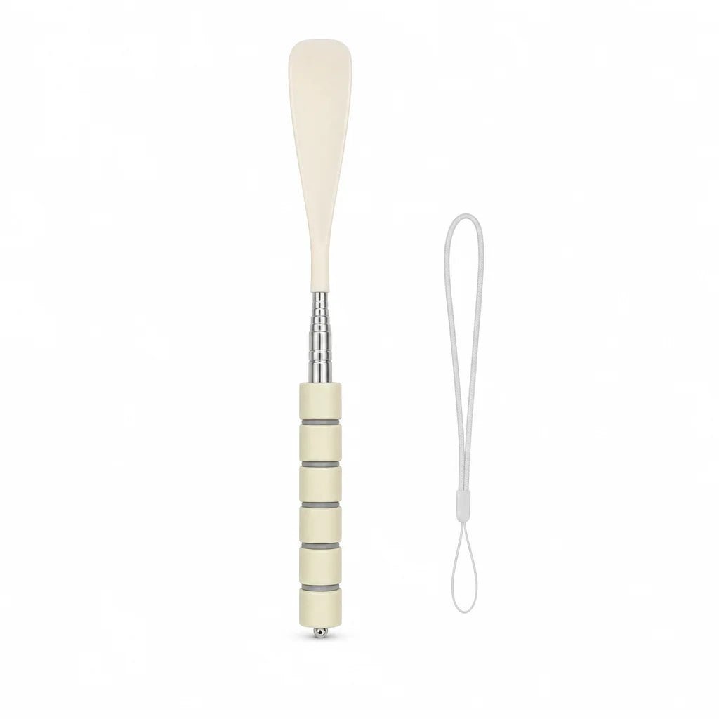 Tango Long Handled Shoe Horn | Stainless Steel, Ergonomic Design, Extendable 70 cm - Hartwella