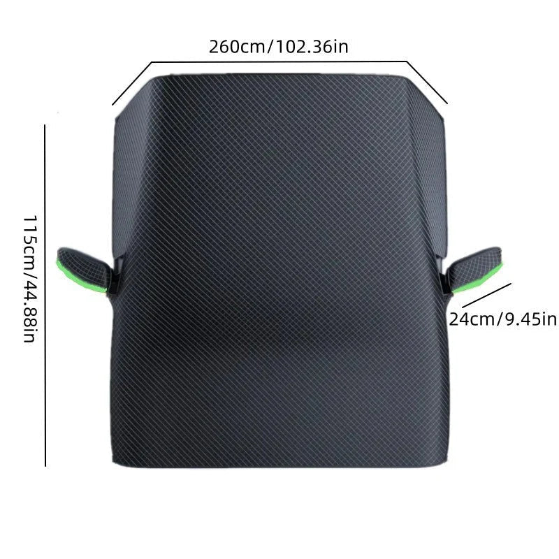 Wintrex Windshield Cover | Weather-Resistant, Universal Fit for Snow and Sun Protection - Hartwella