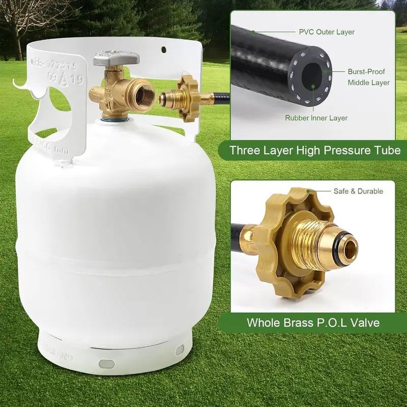 Woyuosn Propane Weed Torch | 1,900,000 BTU, Eco - Friendly, 10 - ft Hose - Hartwella