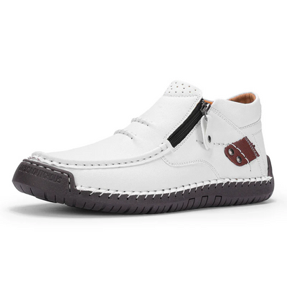 Cizme Maverick din piele neagră | Handmade, impermeabile, slip-on