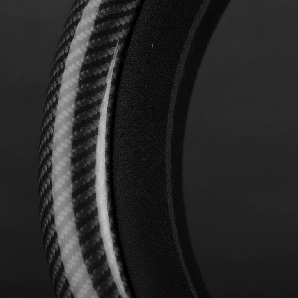 Gripza™ Carbon Suede Steering Wheel Cover