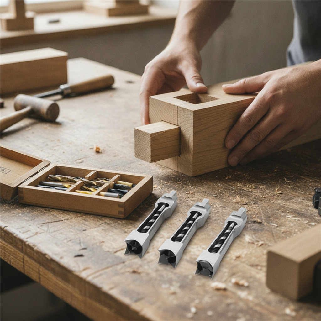 Mortix™ Square Hole Drill Bit Set