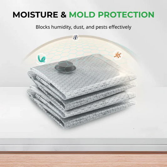 AeroShift Pro Vacuum Storage Bags | Durable, Cordless Electric Pump, Space Saver 0