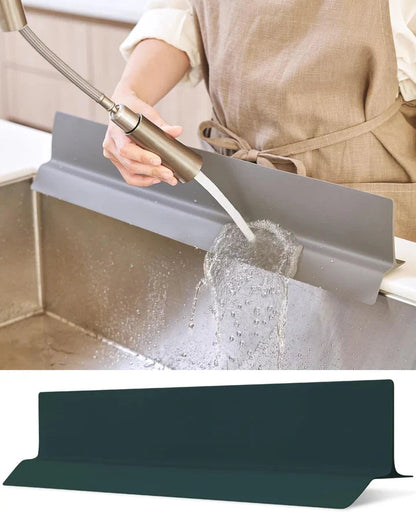 AquaGuard Splash Barrier | Premium Silicone, 49cm Coverage 4