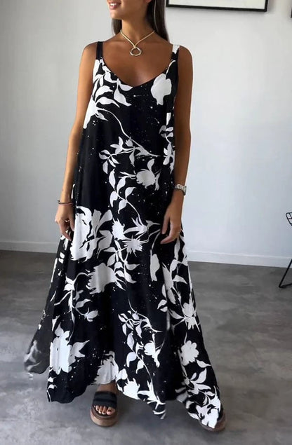 Aurelia Womens Dress | Floral Print, Backless, Polyester Summer Dress 2