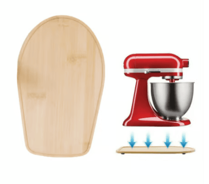 Bamboo Mixer Mobile Tray | Waterproof, Anti-Slip, Corrosion-Resistant 7
