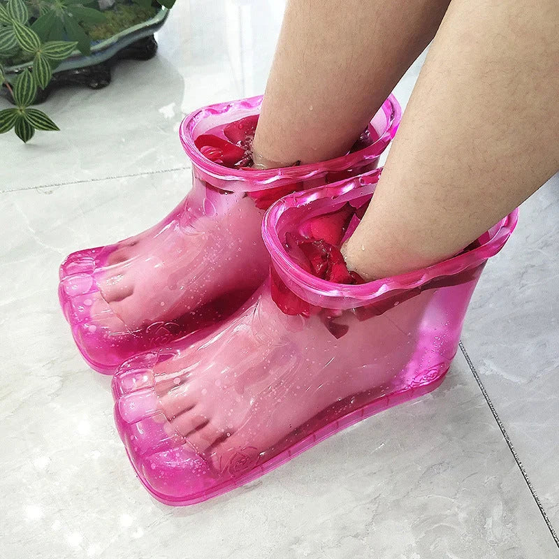 Bella Foot Bath Shoes | Ergonomic Massage, Non-Slip, Portable Set of 2 7