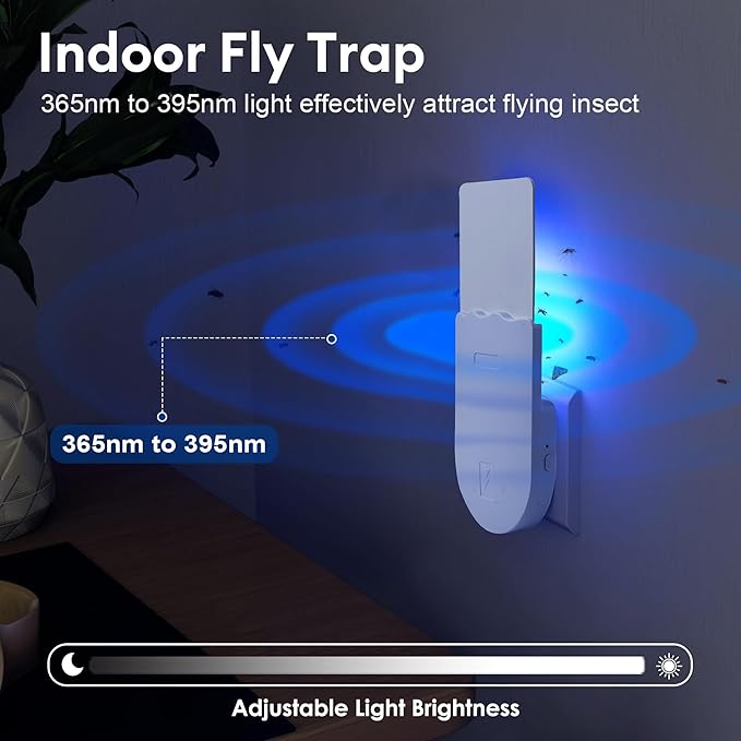 Breeze Bug Trap | Non-Toxic Indoor Fly Killer with Dual Action Technology 7