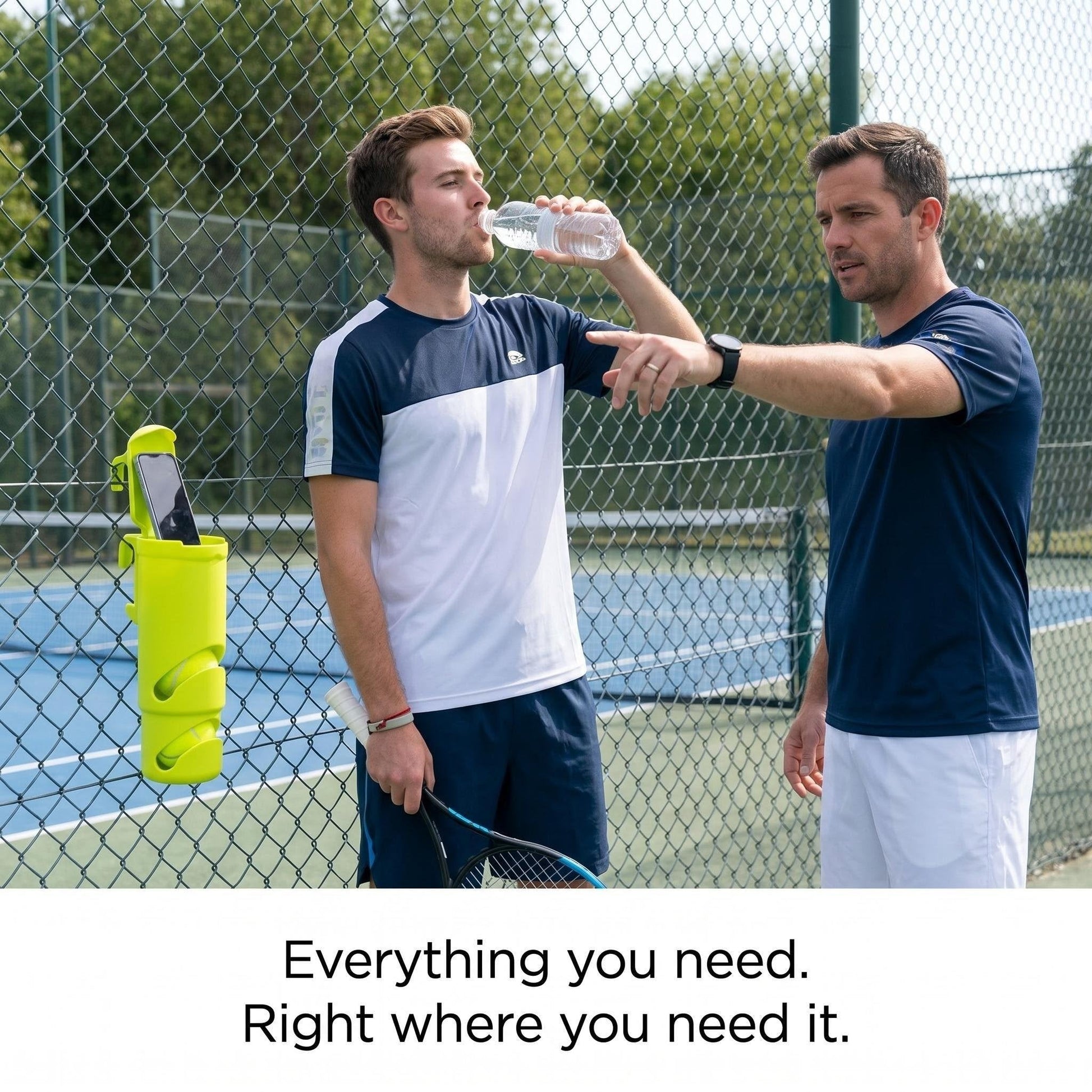 Breeze Tennis Fence Bracket | Heavy-Duty, Ultra-Portable Storage Solution 1