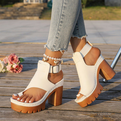 Breezy Chic Sandal | Chunky-Heeled, Open-Toe Design 5