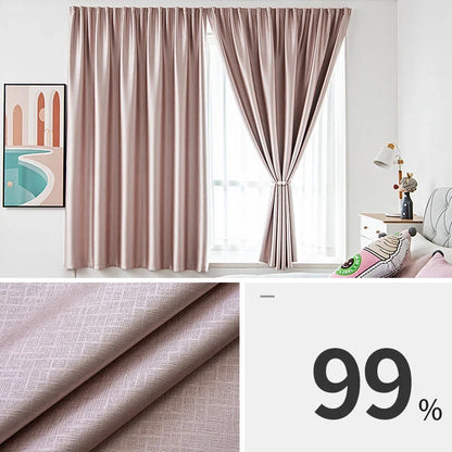 Brenlo Blackout Curtain | Self-Adhesive, Light Blocking Thermal Fabric 12