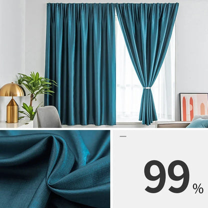Brenlo Blackout Curtain | Self-Adhesive, Light Blocking Thermal Fabric 13