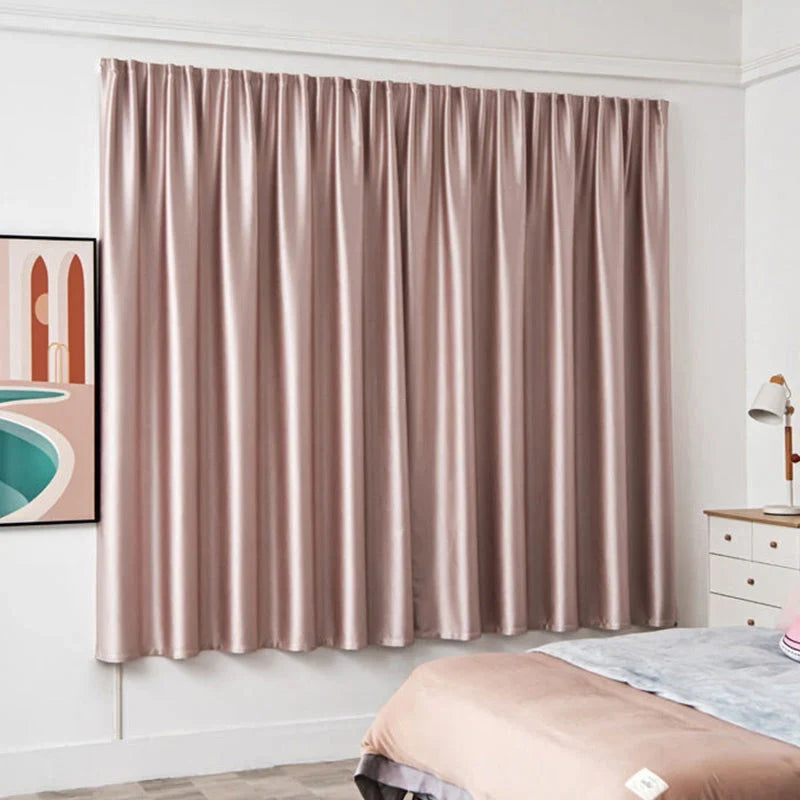 Brenlo Blackout Curtain | Self-Adhesive, Light Blocking Thermal Fabric 6