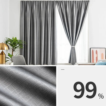 Brenlo Blackout Curtain | Self-Adhesive, Light Blocking Thermal Fabric 9