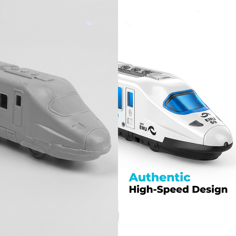 Buzzy Bullet Train Toy | Interactive Lights, Music & Bump-and-Go Action 5