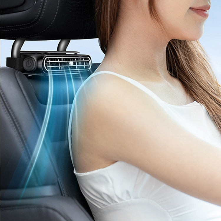 Caro Car Seat Fan | Dual-Turbine, USB Rechargeable, Adjustable Airflow 3