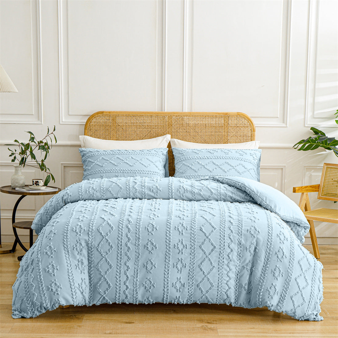 Celestial Bedding Set | Elegant Cutwork Design 12