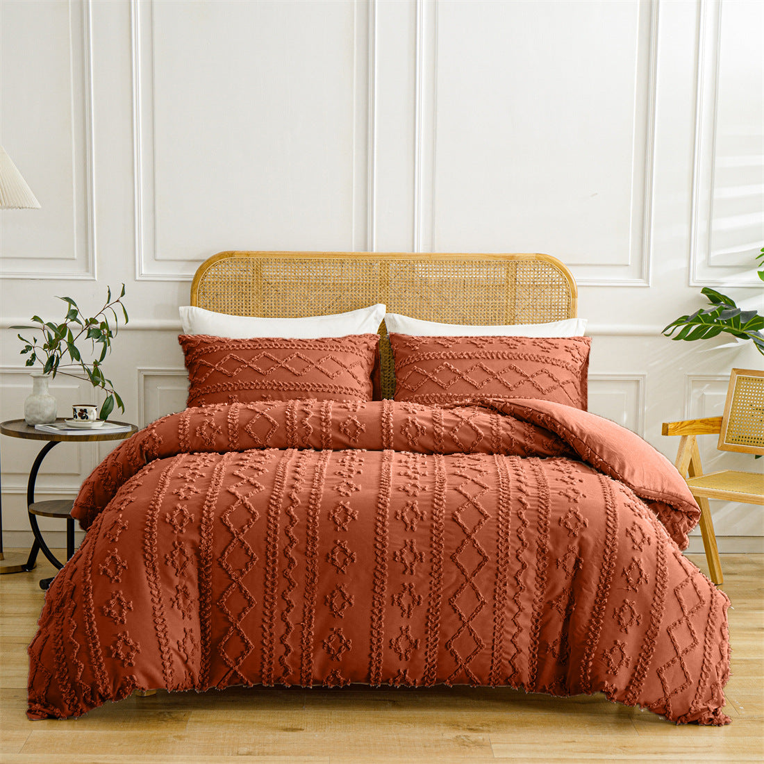 Celestial Bedding Set | Elegant Cutwork Design 14