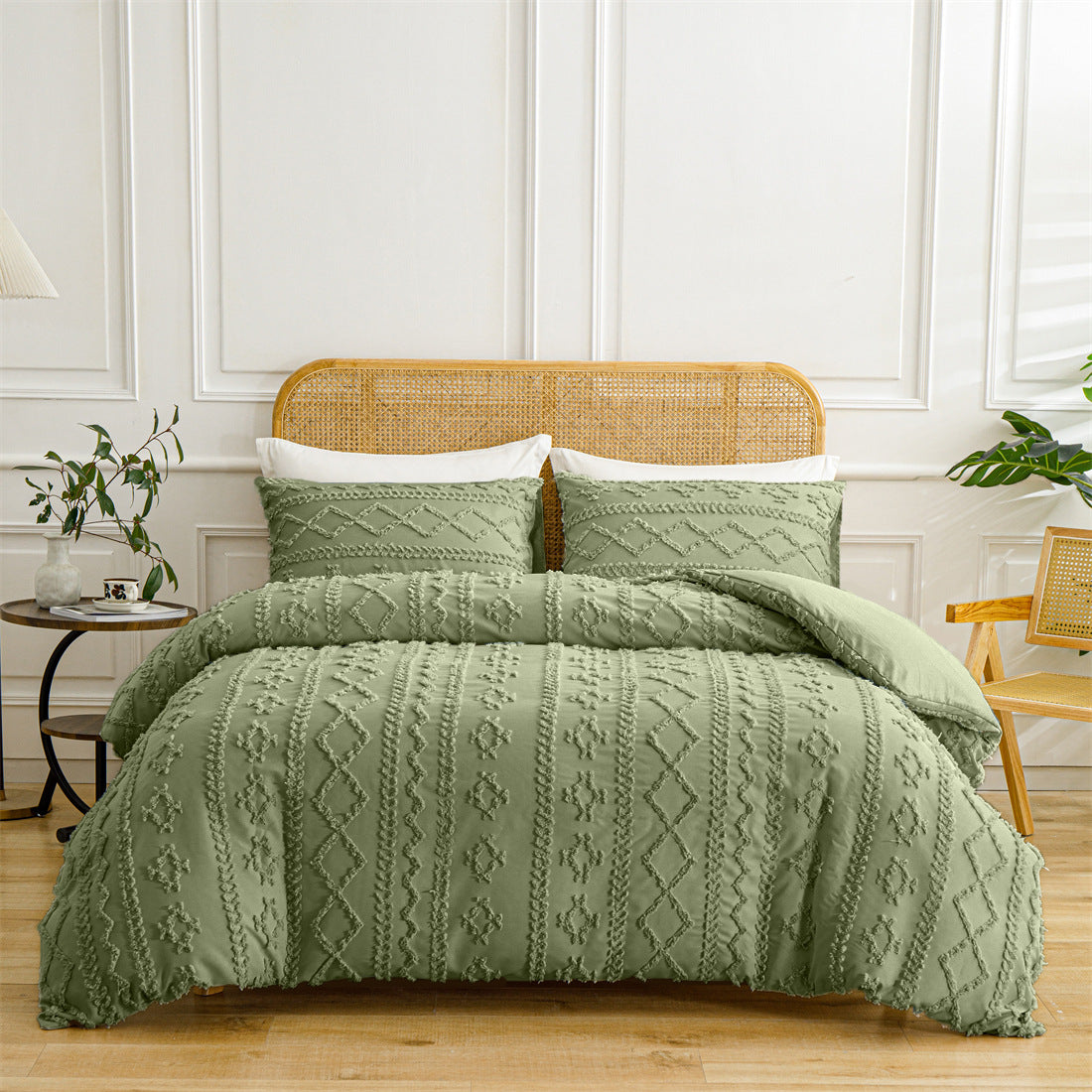 Celestial Bedding Set | Elegant Cutwork Design 9