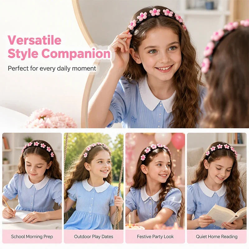 Cleo Cartoon Hairband | Acrylic, Stretchable Fit for Girls 7